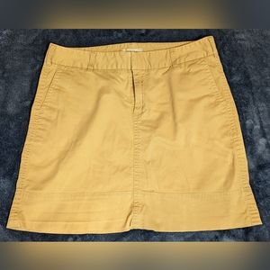 Merona Khaki Mini Skirt, Size 14